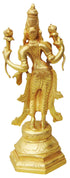 Brass Laxmin Standing Statue 2.385Kg
