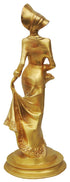 Brass Lady Statue 3.38Kg