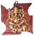 Brass Wall Hanging Satiya Ganesh Ji Statue 0.74Kg