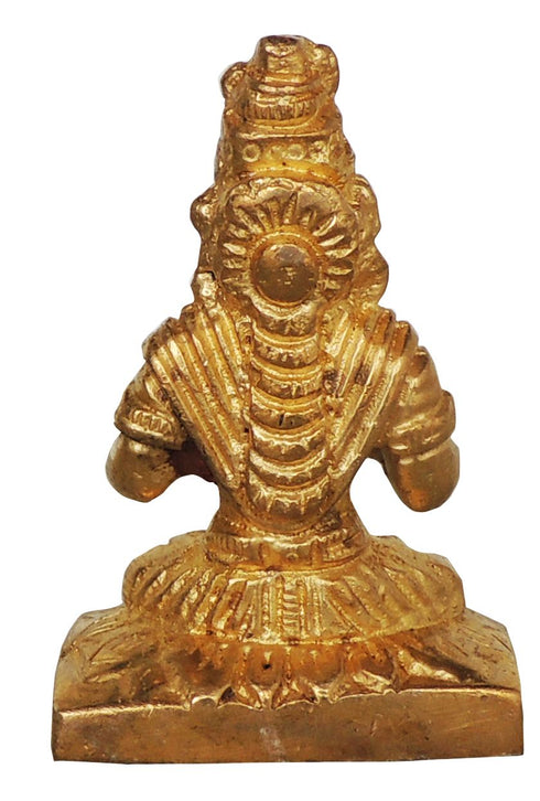Brass Parvati Ji Idol Statue 0.11Kg