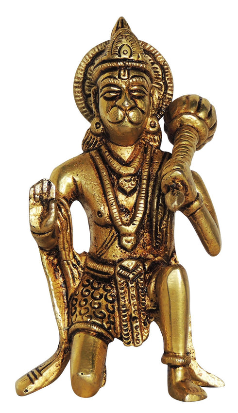 Brass Hanuman Ji God Idol Statue 0.52Kg