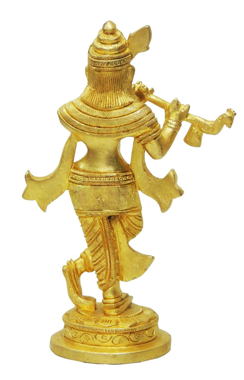 Brass Krishna Super Fine Finish Idol 0.76Kg