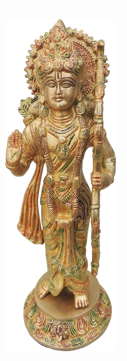 Brass Ram Ji Statue 4.935Kg