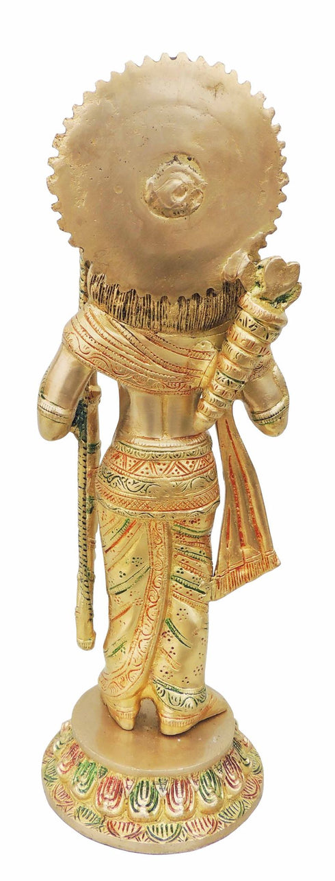 Brass Ram Ji Statue 4.935Kg