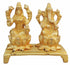 Brass Laxmi Ganesh Statue On Same Base 0.38Kg