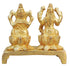 Brass Laxmi Ganesh Statue On Same Base 0.38Kg