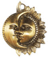 Brass Half Sun & Moon Statue 0.5Kg