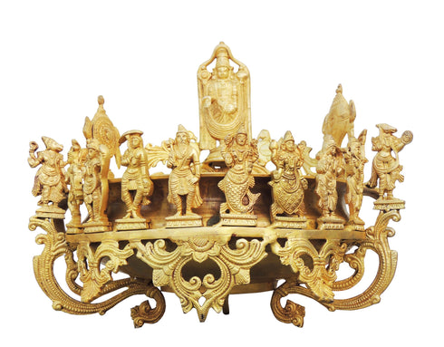 Urli With Vishnu Dasavtaar Statue 12.86Kg