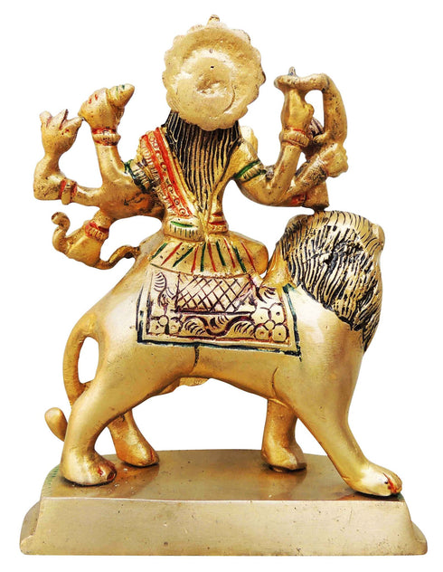 Brass Goddess Durga Superfine Idol 1Kg
