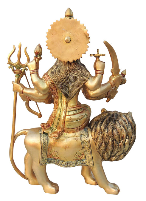 Brass Goddess Durga Superfine Idol 13.12Kg