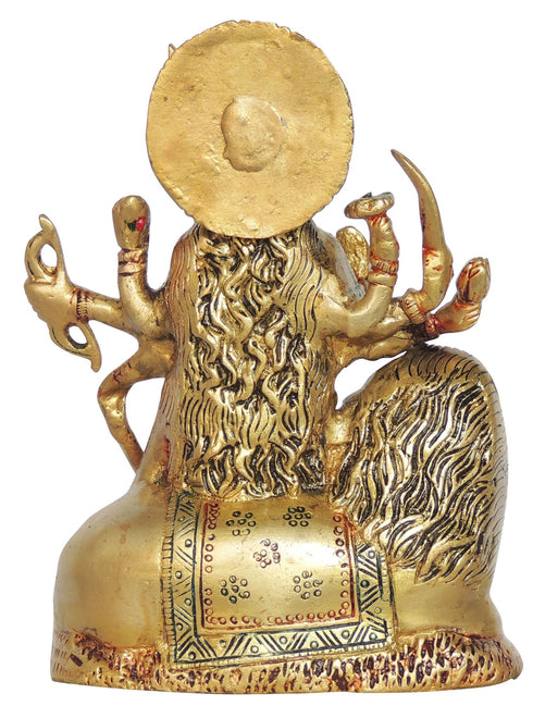Brass Goddess Durga Superfine Idol 1.36Kg