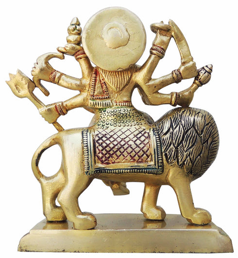 Brass Goddess Durga Superfine Idol 1.3Kg