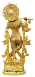 Brass Krishna Colour Statue 0.965Kg
