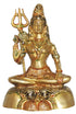 Brass Shiv Ji God Idol Statue 3.84Kg