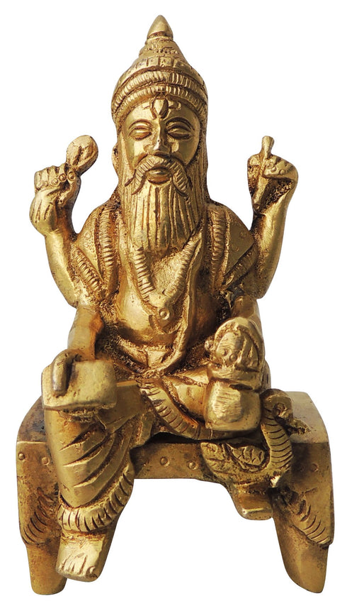 Brass Vishwakarma Statue 0.4Kg