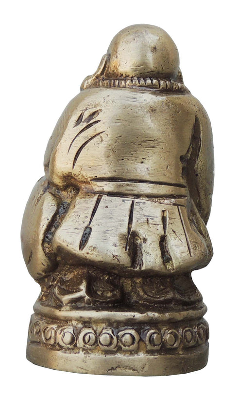 Brass Laughing Buddha Statue 0.25Kg