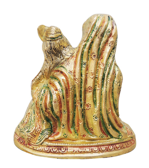 Brass Krishna With Yashoda Maiya 1.44Kg