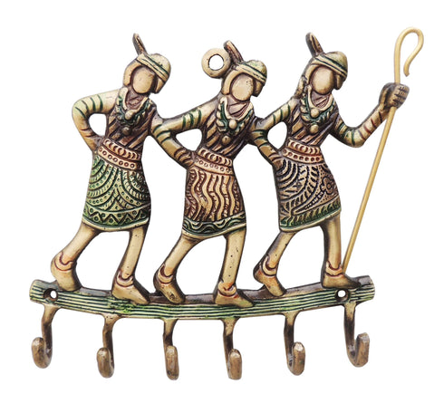Brass Lady Keyring 0.58Kg