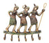 Brass Lady Keyring 0.58Kg