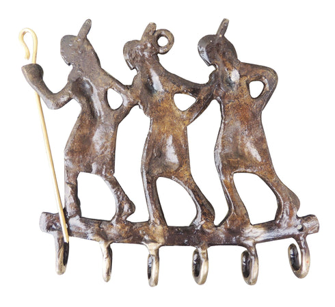Brass Lady Keyring 0.58Kg
