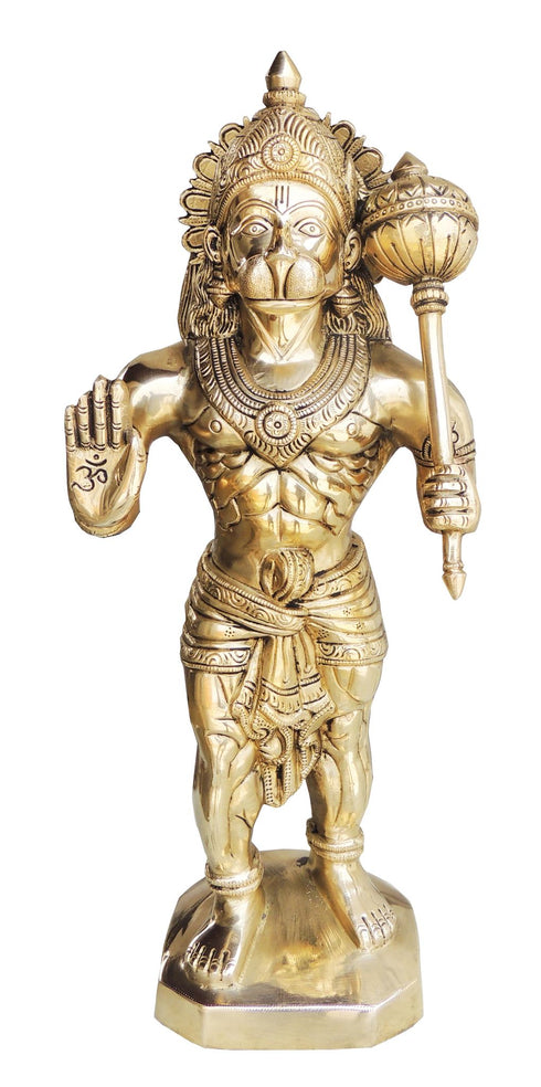 Brass Hanuman Ji Statue 5.32Kg