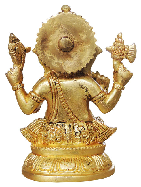 Brass Ganesh Ji Statue 0.78Kg