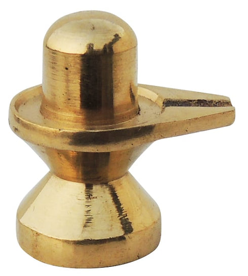 Brass Temple Shiv Ling 0.06Kg