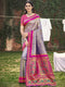 Deeva Sarees Purple Banarasi Silk Saree