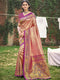 Deeva Sarees Light Pink Paithani Silk Saree