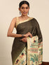 Deeva Sarees Choco Brown Cotton Saree