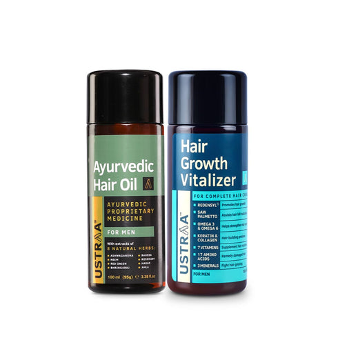USTRAA Ayurvedic Hair Oil & Hair Growth Vitalizer