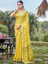 Deeva Sarees Yellow Cotton Saree