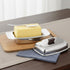 Vinod Stainless Steel Butter Dish With Butter Knife and Lid Highest Grade Steel Build Rust Free Finish And Dishwasher Safe Design