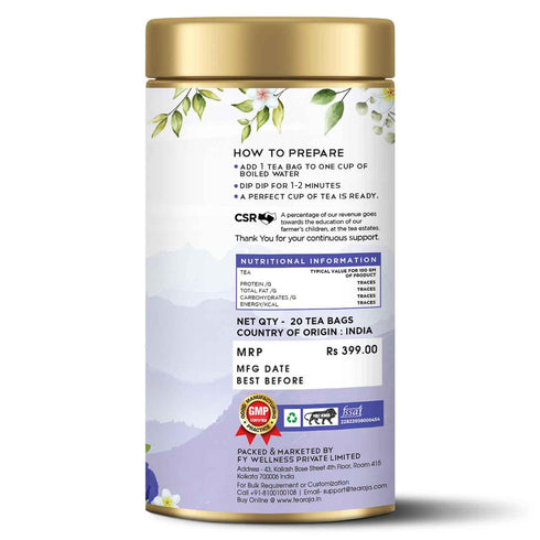Tea Raja - Butterfly Blue Pea Tea 20 Teabags