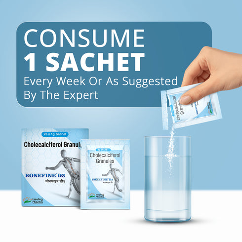Healing Pharma Bonefine D3 Sachets