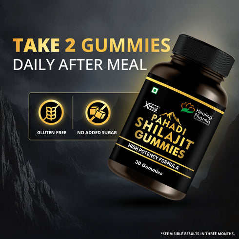 Healing Pharma XHeal Pahadi Shilajit Gummies