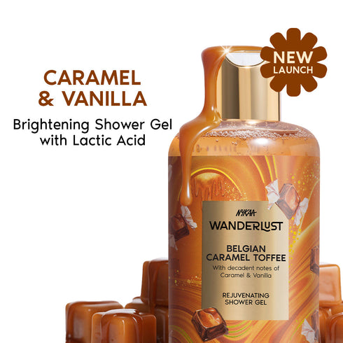 Wanderlust Belgian Caramel Toffee Perfume Body Wash