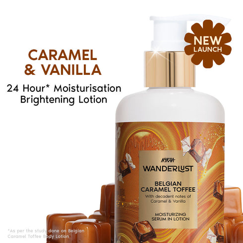Wanderlust Belgian Caramel Toffee Body Lotion