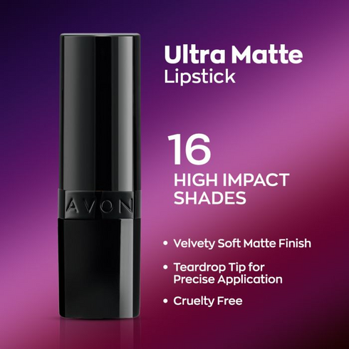 Avon Ultra Perfectly Matte Lipstick | Splendidly Fuschia