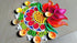 Ascension Sand Rangoli Powder Ceramic Diwali Floor Decoration Multicolour