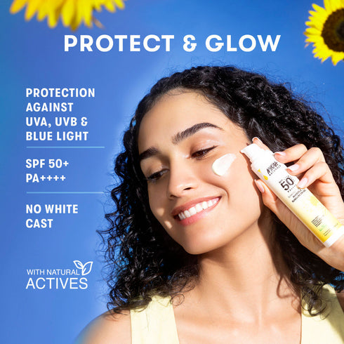 Nykaa Naturals SUNKISSED GLOW Invisible Sunscreen Gel SPF 50 PA++++