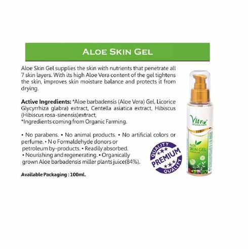 Vitro Naturals Aloe Skin Gel
