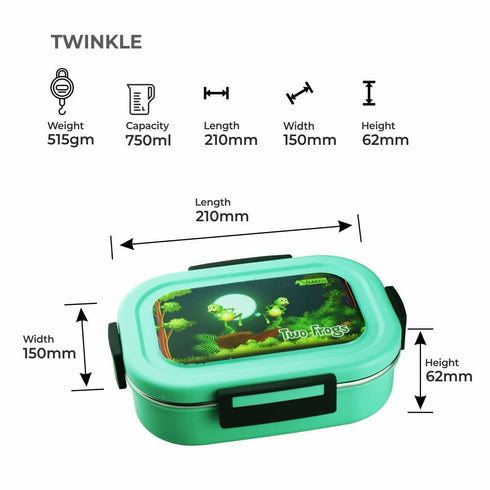Dubblin Twinkle Stainless Steel Lunch Box