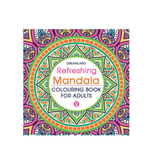 Refreshing Mandala- Colouring Book for Adults Book 2 (English)
