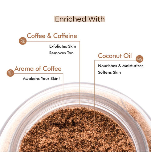 Coffee Body Scrub with Coconut - Natural & Vegan