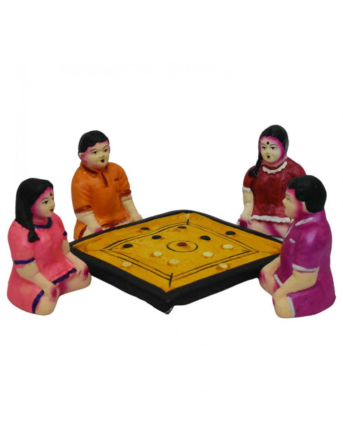 Rainbow Art Gallery Carrom Board