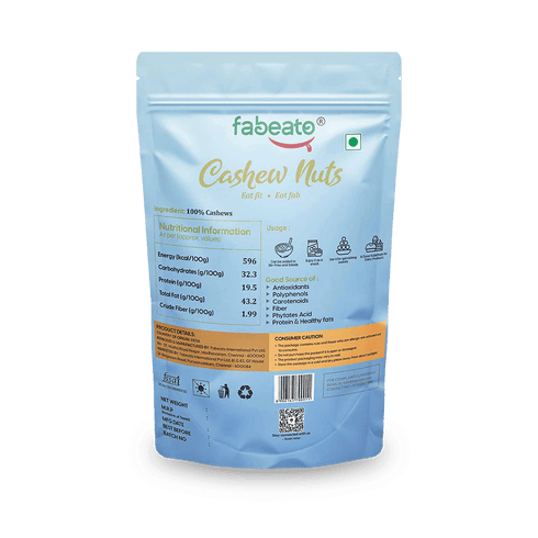 Fabeato Whole Raw Cashew Nuts