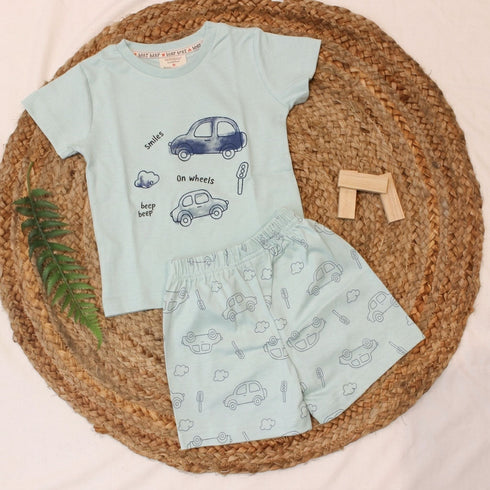 Bachpan kids wear New Born Boys Casual Wear- Mint Green