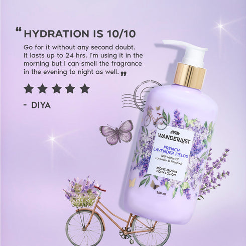 Wanderlust French Lavender Perfume Body Lotion