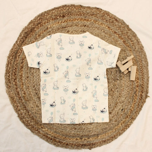 Bachpan kids wear New Born Casual Wear-Cream